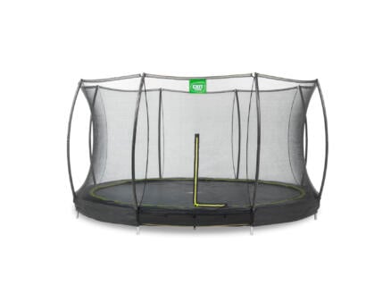 Exit Toys Silhouette trampoline ingegraven 366cm + veiligheidsnet zwart 1