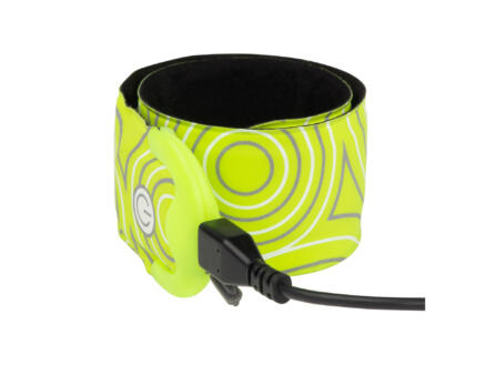 Nite Ize SlapLit LED armband geel oplaadbaar 1