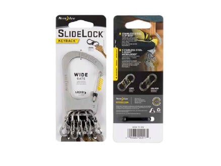 Nite Ize SlideLock KeyRack S-Biner S-karabijnhaak 50,8x109,22 mm inox 6 stuks 1
