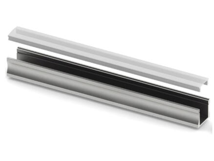 Perel Slimline Profilé pour ruban LED 1m x 15mm 1