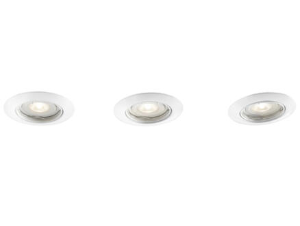 SmartSpot Nash LED inbouwspot GU10 max. 4W wit 3 stuks 1