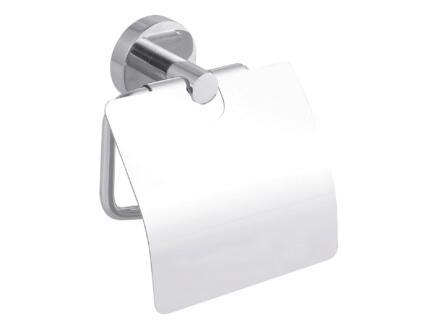 Tesa Smooz porte-papier toilette avec couvercle chrome 1