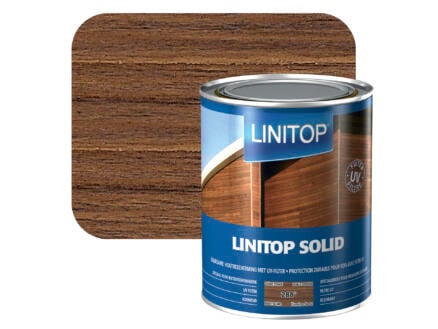 Linitop Solid beits 1l donkere eik #288 1
