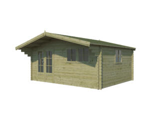 Woodlands Spa XL houten tuinhuis 505x415x261 cm blokhut geïmpregneerd