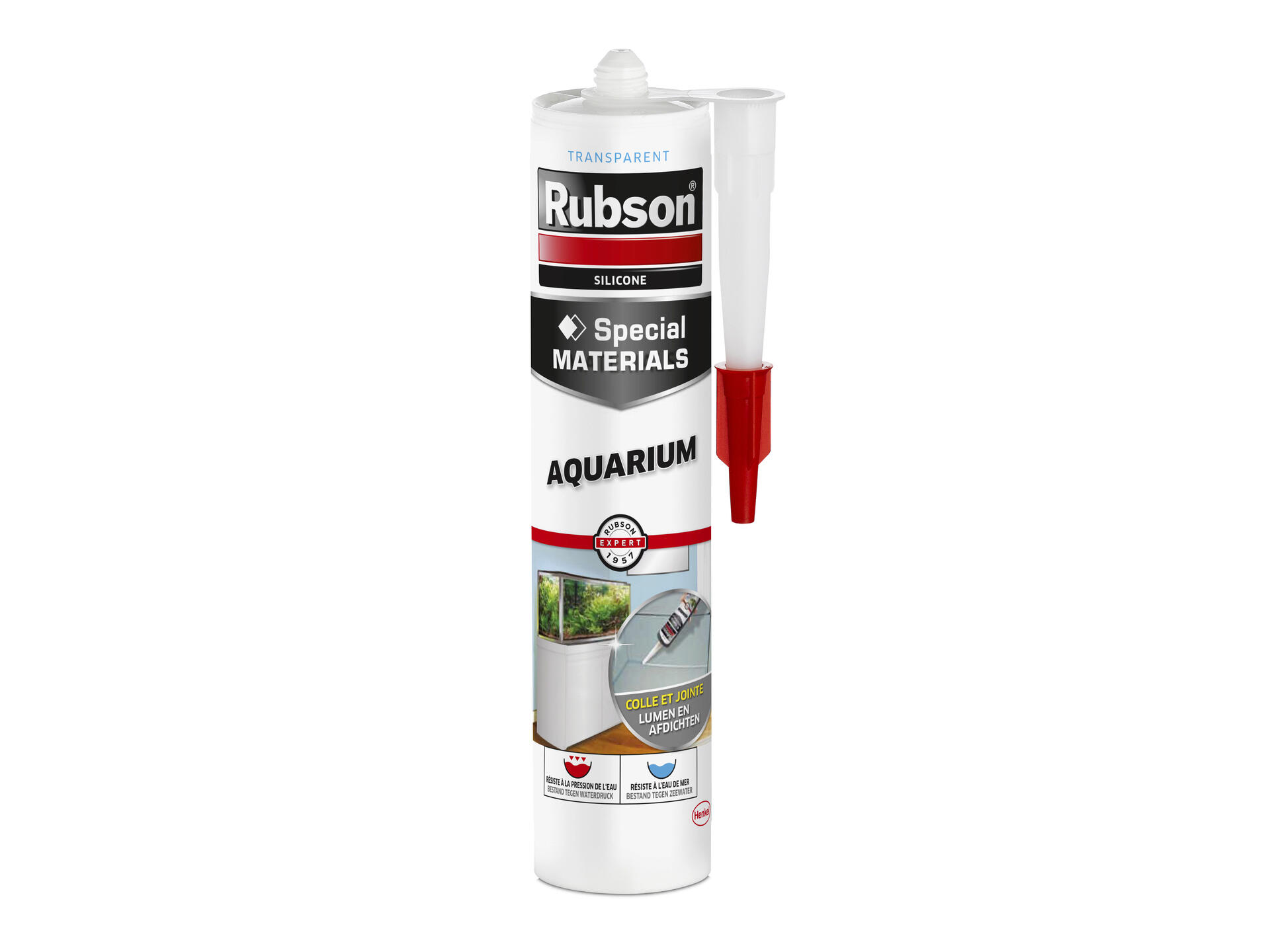 Rubson Special Materials siliconenkit aquarium 280ml transparant