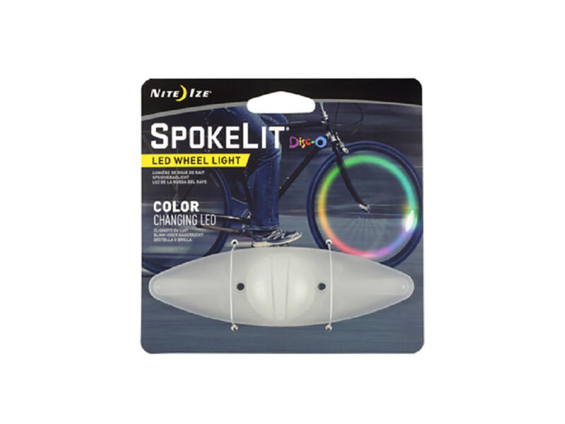 Nite Ize Spokelit éclairage roue de vélo LED multicolore