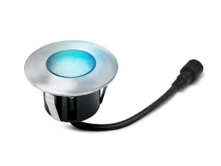 Easy Connect Spot LED encastrable extérieur GU10 1W 7,5cm bleu 1