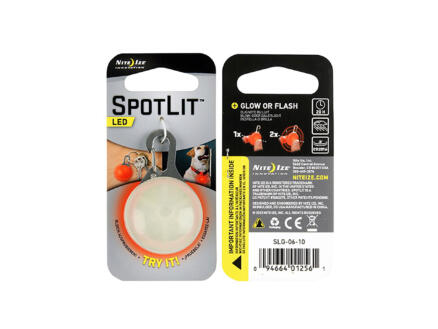 Nite Ize SpotLit lampe porteclé LED mousqueton rouge 1