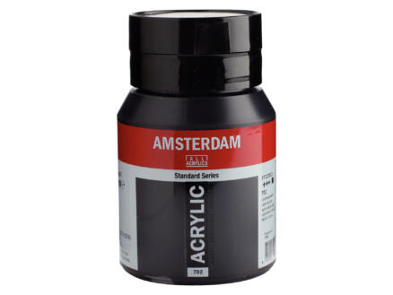Amsterdam Standard Series acrylverf 0,5l lampenzwart 1