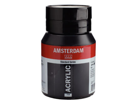 Amsterdam Standard Series acrylverf 0,5l oxydzwart 1