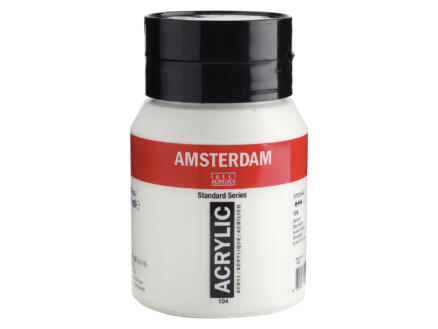 Amsterdam Standard Series peinture acrylique 0,5l blanc zinc 1