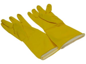 Starbright gants de ménage L latex jaune