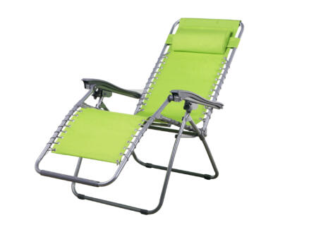 Garden Plus Sunday Lime fauteuil relax de jardin gris/vert