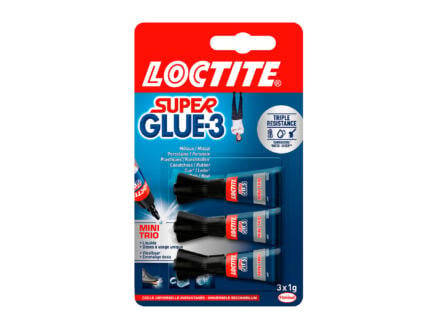 Loctite Super Glue-3 Mini Dose colle instantanée 3x1 g 1