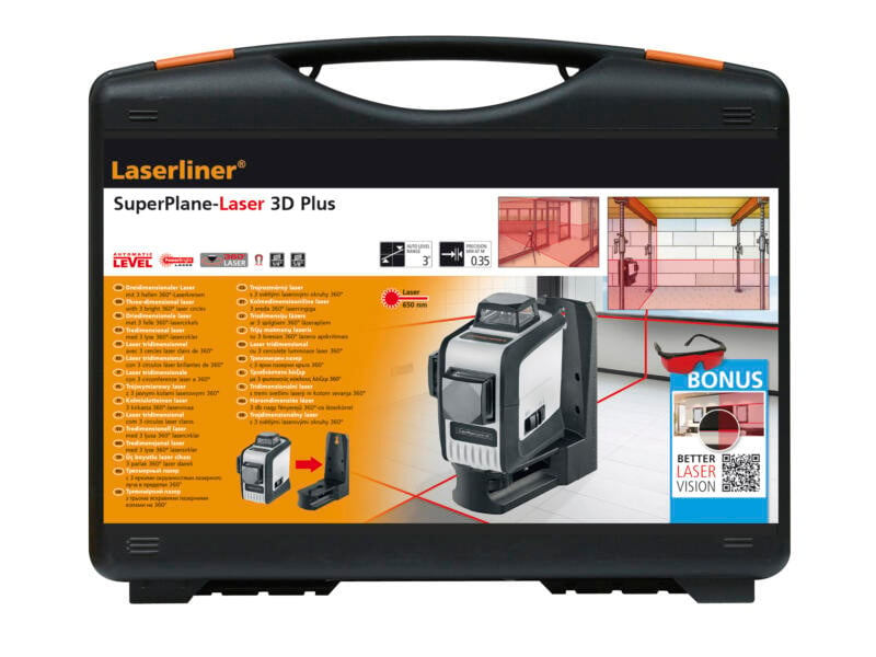 Laserliner SuperPlane-Laser 3D Plus niveau laser tridimensionnel
