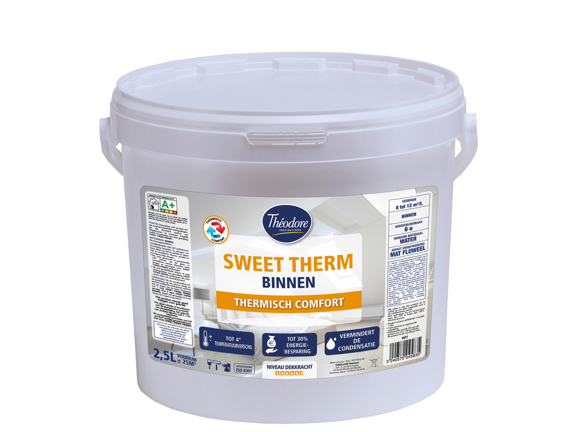 Ziek persoon Belangrijk nieuws Specialiseren Sweet Therm verf binnen 2,5l wit | Hubo
