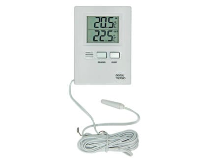 Thermometer digitaal wit 1