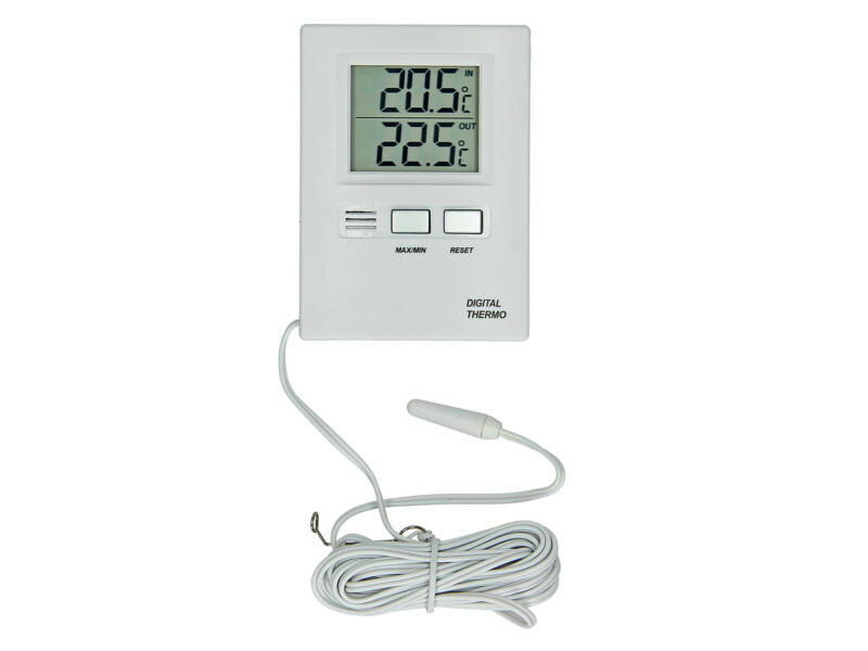 Thermomètre digital blanc