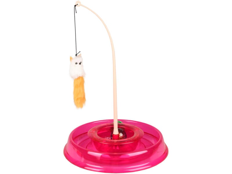 Flamingo Tibo Circuit jouet pour chat interactif 27,5x38 cm