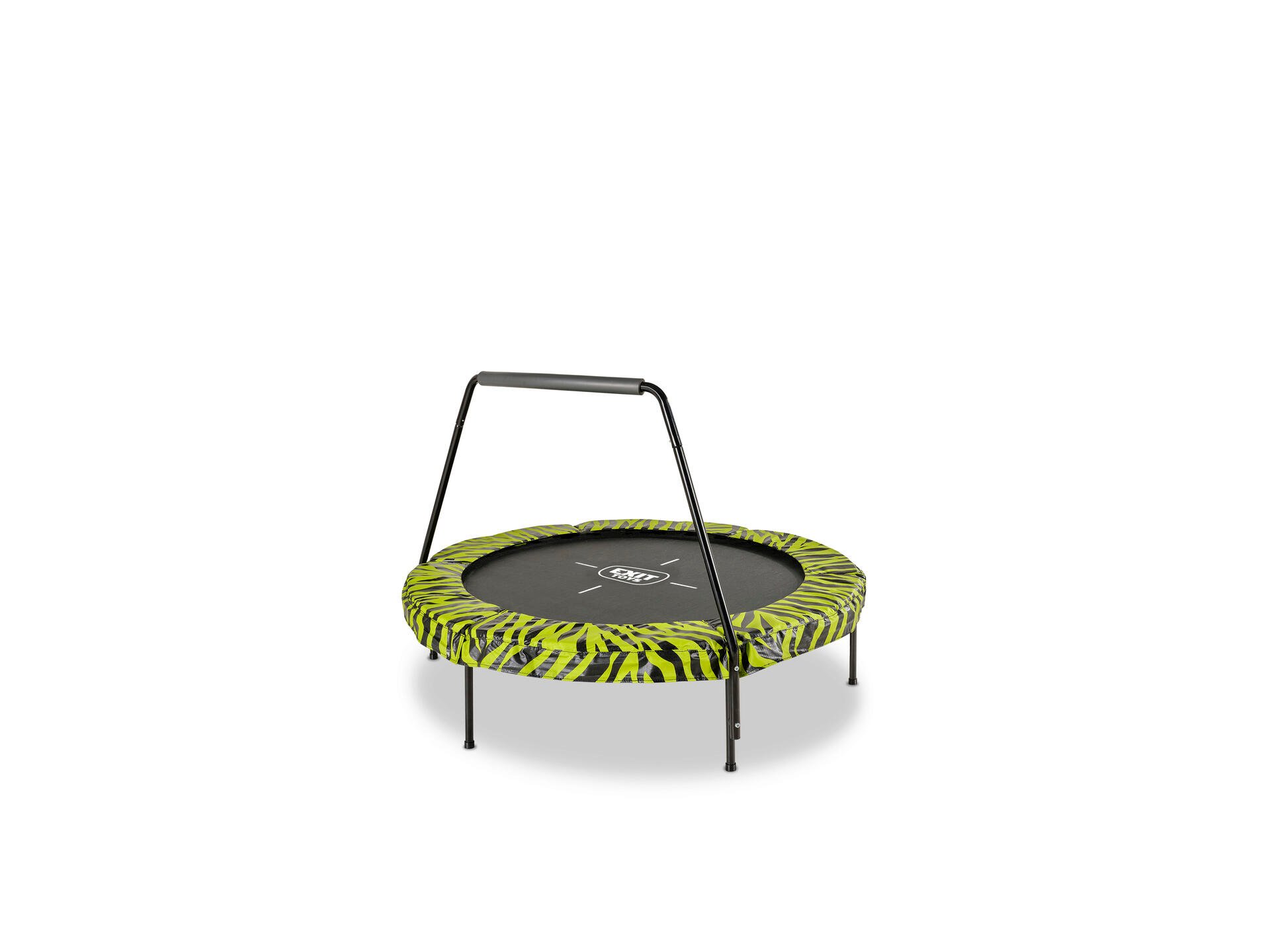 Exit Toys Tiggy Junior trampoline 140cm + beugel zwart/groen