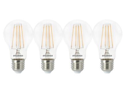 Sylvania ToLEDo RT GLS CL ampoule LED poire filament E27 7W blanc chaud 4 pièces 1