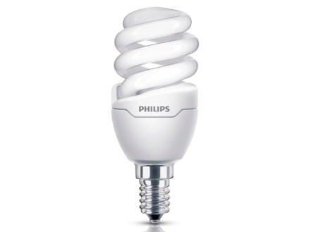 Philips Tornado Mini ampoule spirale économique E14 8W