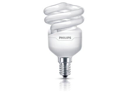 Philips Tornado spaarlamp E14 8W spiraal 1