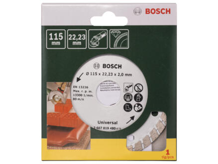 Bosch Turbo diamantschijf universeel bouw 115x2x22,23 mm