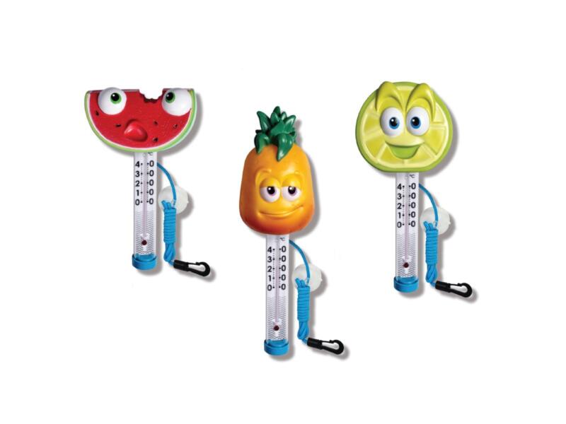 Kokido Tutti-Frutti thermomètre piscine en °C disponible en 3 modèles