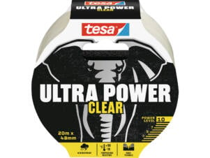 Tesa Ultra Power Clear reparatietape 20m x 48mm transparent