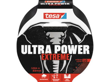 Tesa Ultra Power Extreme reparatietape 10m x 50mm zwart 1