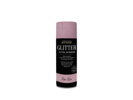 Rust-oleum Ultra Shimmer glitterverf 0,4l roze 1