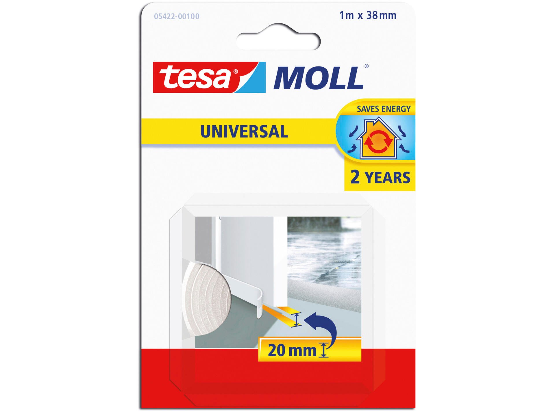 Tesa tesamoll thermo cover - film d'isolation de fenêtre - réduit la  condensation 