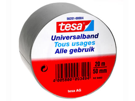 Tesa Universalband isolatietape 20m x 50mm grijs 1