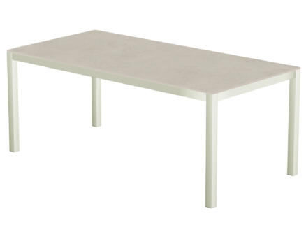 Uptown Light table de jardin 200x100 cm blanc/gris 1