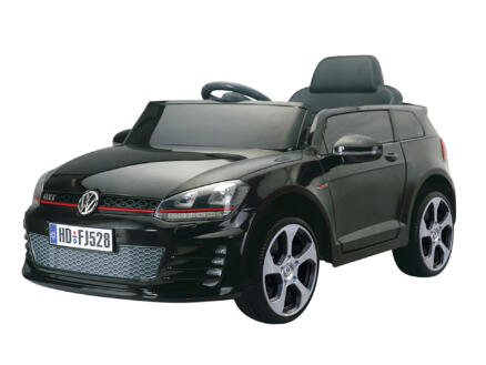 VW Golf elektrische kinderauto zwart met afstandsbediening 1