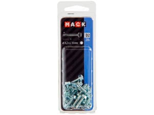 Mack Vis autoforantes H7 16x4,2 mm zingué 28 pièces