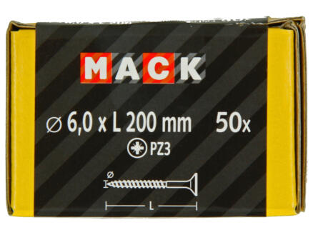 Mack Vis pour aggloméré PZ3 200x6 mm bichromate 50 pièces 1
