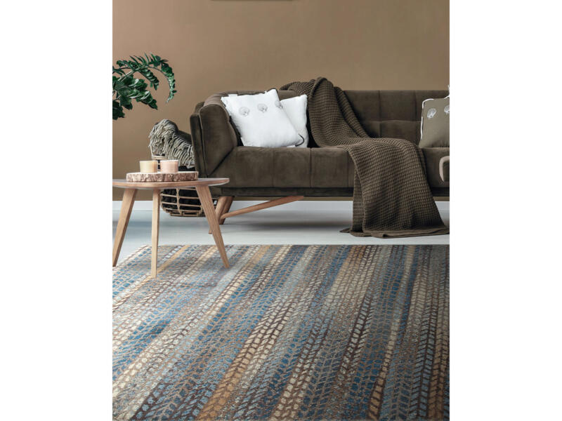 Vivace Four Seasons 2 tapijt 190x133 cm grijs/blauw 