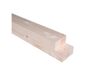 Vurenhout ruw 46x46 mm 210cm 4 stuks