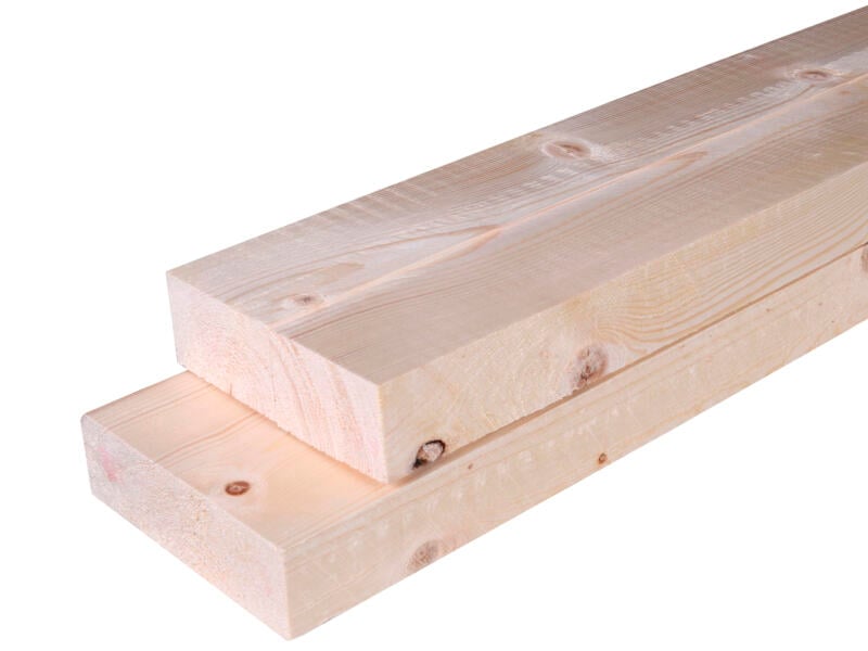 47x75 Timber Vurenhout ruw 47x75 mm 240cm | Hubo