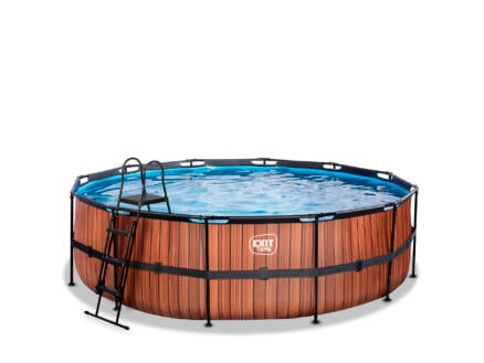 Wood piscine 488x122 cm + pompe filtrante 1