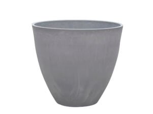 Woodstone pot à fleurs 35cm 29cm light charcoal
