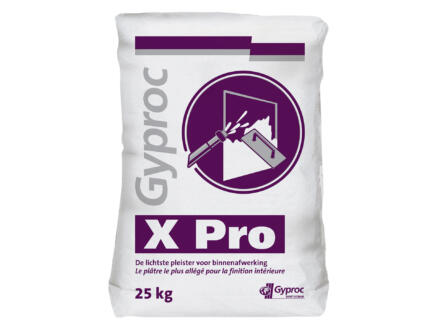Gyproc X Pro spuitpleister 25kg 1