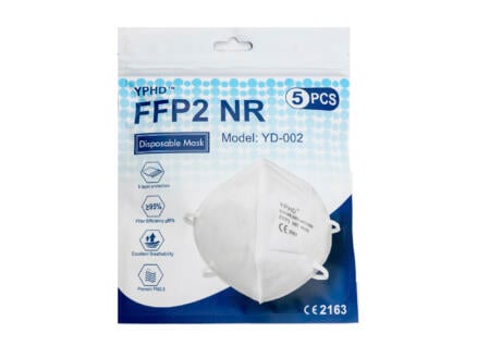 YPHD FFP2 mondmasker 5 stuks