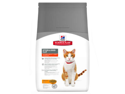 Hill's Young Adult Sterilised Cat croquettes chat chicken 1,5kg 1