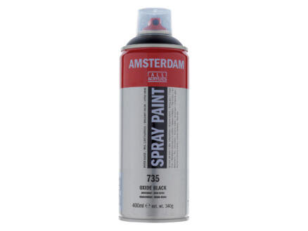 Amsterdam acryl lakspray 0,4l oxydzwart 1