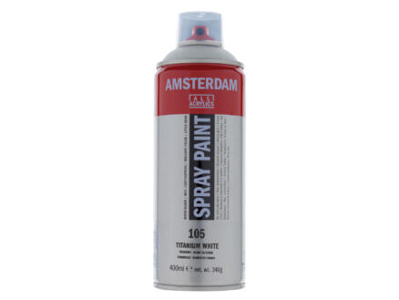 Amsterdam acryl lakspray 0,4l titaanwit 1