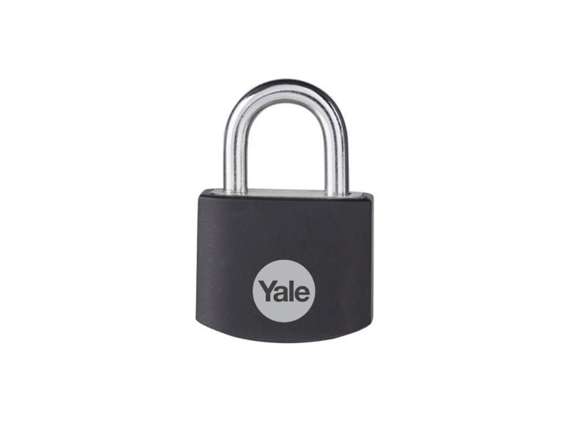 Yale cadenas 25mm aluminium noir