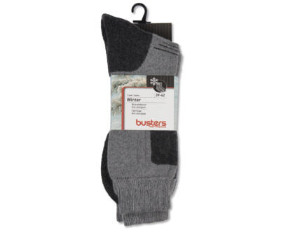Busters chaussettes hiver 39-42 gris 1